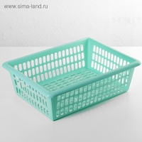 Корзина для хранения, 40&times;30&times;13 см, цвет МИКС