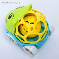 Машинка - погремушка &laquo;Зоо&raquo;, с эластичными элементами, виды МИКС, Крошка Я