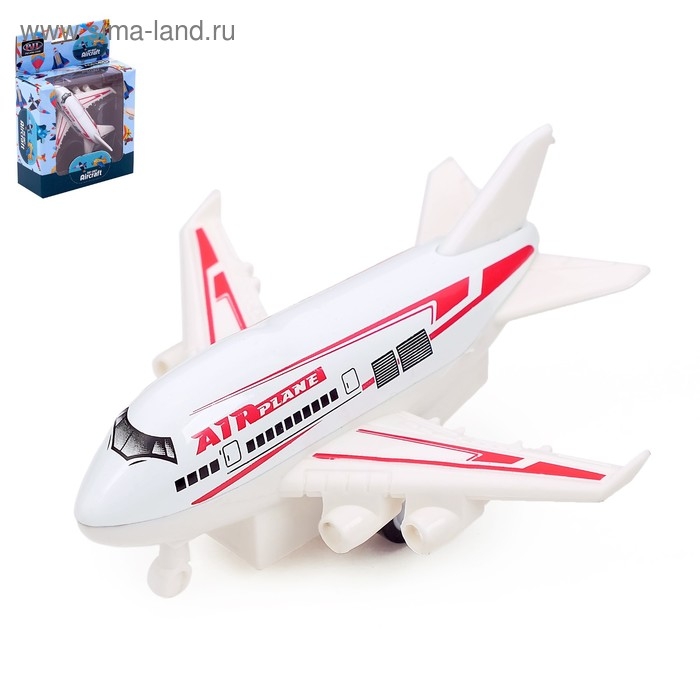 Самолёт металлический &laquo;Лайнер&raquo;, инерционный, МИКС