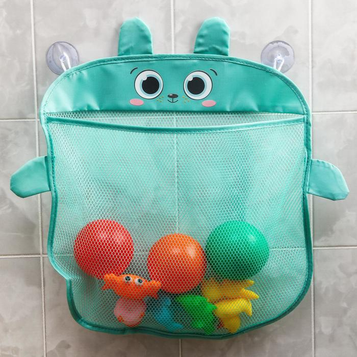 Сетка для хранения игрушек на присосках &laquo;Мишка&raquo;