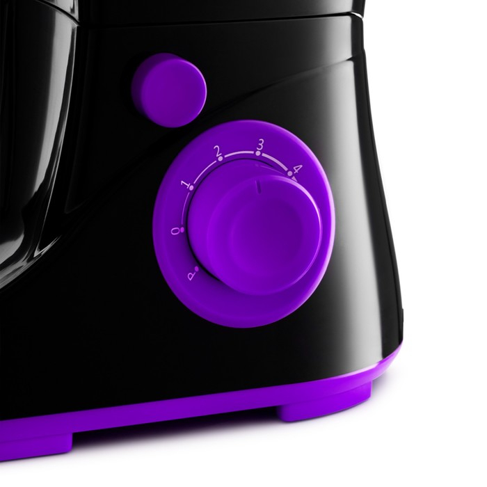 Миксер Kitfort КТ-3046-1, планетарный, 1300 Вт, 5 л, 6 скоростей, черно-фиолетовый Миксер Kitfort КТ-3046-1, планетарный, 1300 Вт, 5 л, 6 скоростей, черно-фиолетовый