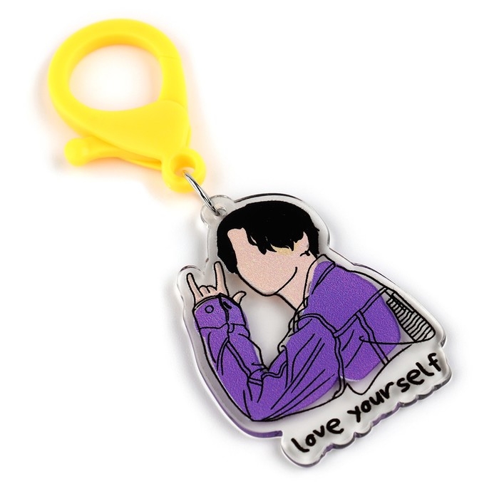 Брелок для ключей «love yourself», 3,5 х 10 см Брелок для ключей «love yourself», 3,5 х 10 см