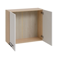 Шкаф навесной под посудосушитель Квадро 800х310х720, Дуб сонома/Нубук Милк Шкаф навесной под посудосушитель Квадро 800х310х720, Дуб сонома/Нубук Милк