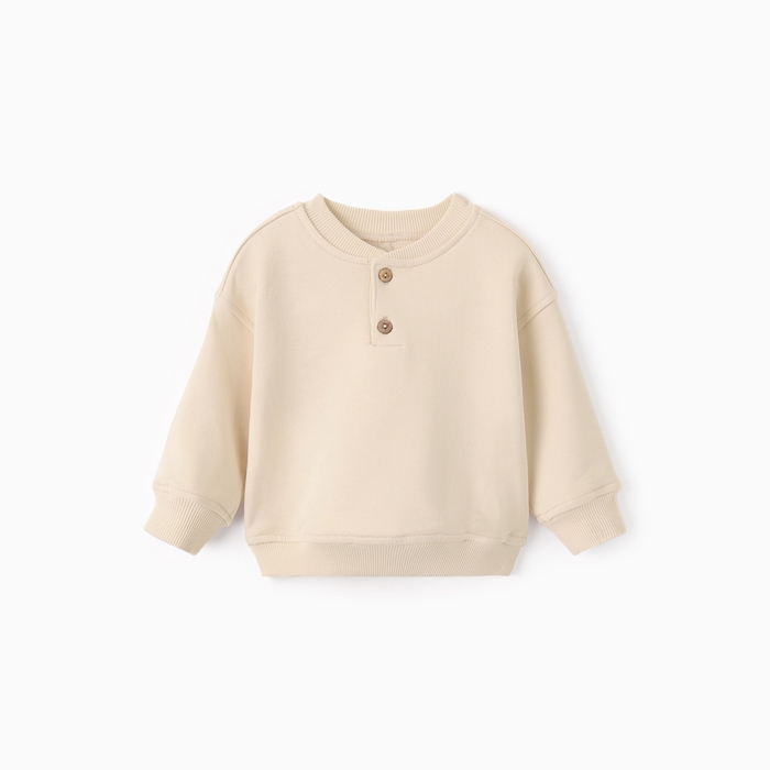 Толстовка детская MINAKU: Basic Line BABY, цвет бежевый, рост 86-92 Толстовка детская MINAKU: Basic Line BABY, цвет бежевый, рост 86-92