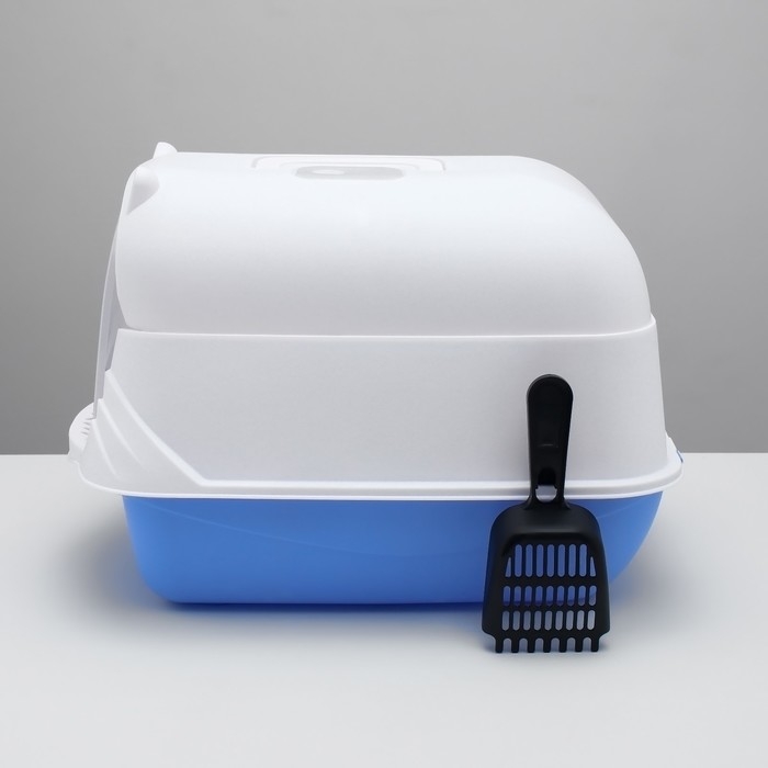 Туалет-домик 35 х 50 х 35 см, голубой