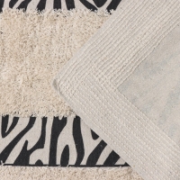 Коврик для дома Доляна «Зебра», 50×80 см, цвет молочный Коврик для дома Доляна «Зебра», 50×80 см, цвет молочный