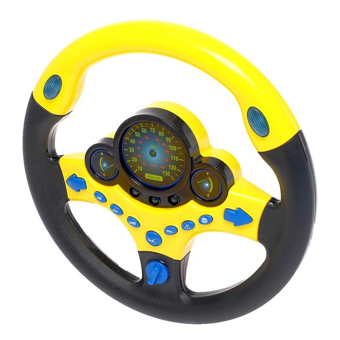 Руль музыкальный &laquo;Cупер водитель&raquo;, световые и звуковые эффекты, работает от батареек