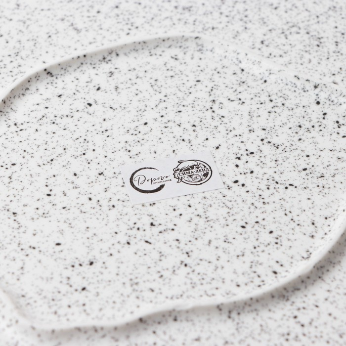 Блюдо керамическое для подачи &laquo;Розовое&raquo;, 27 см, цвет розовый