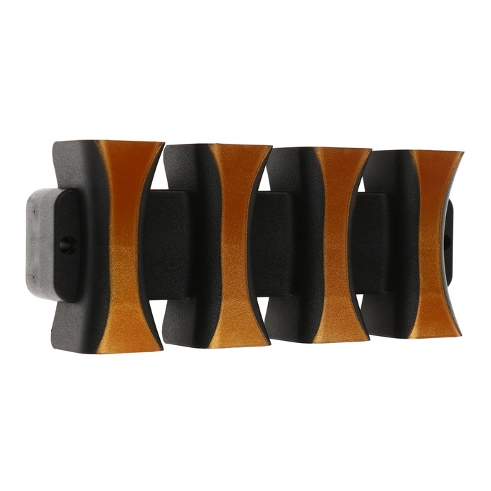 Светильник фасадный &laquo;Элегант&raquo;, FSD-041, 8 Вт, 3000К, 4 луча, IP65, 220 В, пластик, черный