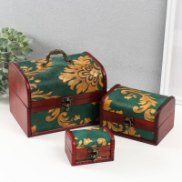 Шкатулка дерево сундучок(набор3 шт)"Искусство"19,5х14,5х12см,15х10,5х9см,10х6х7см Шкатулка дерево сундучок(набор3 шт)"Искусство"19,5х14,5х12см,15х10,5х9см,10х6х7см