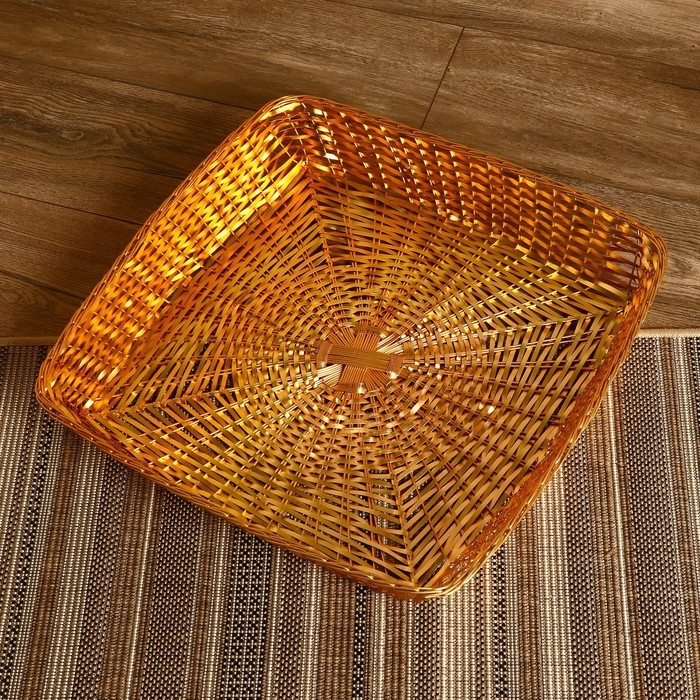 Корзинка для фруктов "Аниса" алюминий, 51х50х8 см