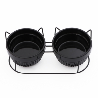 Миски керамические на подставке 2 х 250 мл Миски керамические на подставке 2 х 250 мл