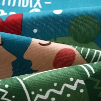 Новый год. Кухонный набор полотенец Доляна Merry catmas 35х60 см-2шт., 100% хлопок, 160 г/м2 707