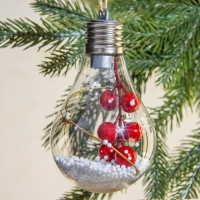 Ёлочный шар новогодний &laquo;Чудесных мгновений&raquo;, на Новый год, d=7 см.