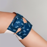 Бандаж самонагревающийся для коленного сустава, 14 &times; 18 &times; 0,5 см, цвет синий