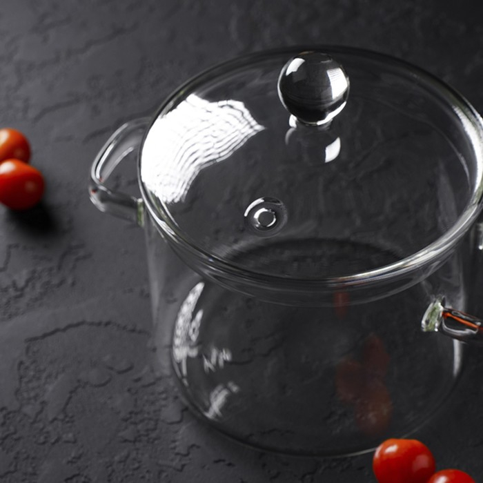 Кастрюля из жаропрочного стекла Magistro &laquo;Лия&raquo;, 1,450 л, 16,5&times;16 см