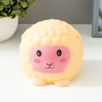 Ночник "Барашек" LED от батареек LR44 желтый 9х9х8 см RISALUX Ночник "Барашек" LED от батареек LR44 желтый 9х9х8 см RISALUX