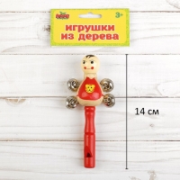 Погремушка с бубенцами &laquo;Букашки&raquo;, цвета МИКС