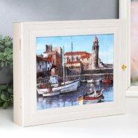 Ключница "Берег" молочный дуб 26х31 см МИКС Ключница "Берег" молочный дуб 26х31 см МИКС