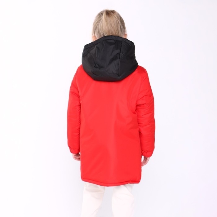 Куртка демисезонная детская, цвет красный, рост 140-146 см Куртка демисезонная детская, цвет красный, рост 140-146 см