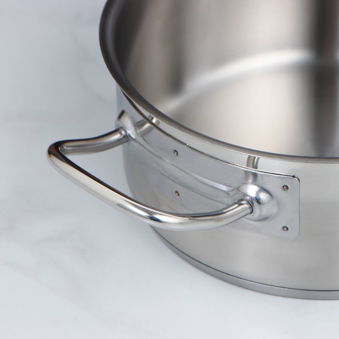 Кастрюля, 2 л, d=19 см, h=8 см, капсульное дно, индукция Кастрюля, 2 л, d=19 см, h=8 см, капсульное дно, индукция