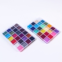 Набор для создания украшений, 48 цветов, леска, фурнитура, шармы Набор для создания украшений, 48 цветов, леска, фурнитура, шармы