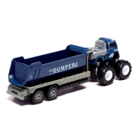 Грузовик металлический &laquo;Самосвал&raquo;, инерция, с элементами из пластика, цвет синий