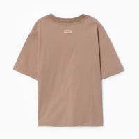 Футболка детская MINAKU, цвет бежевый, рост 134 см Футболка детская MINAKU, цвет бежевый, рост 134 см