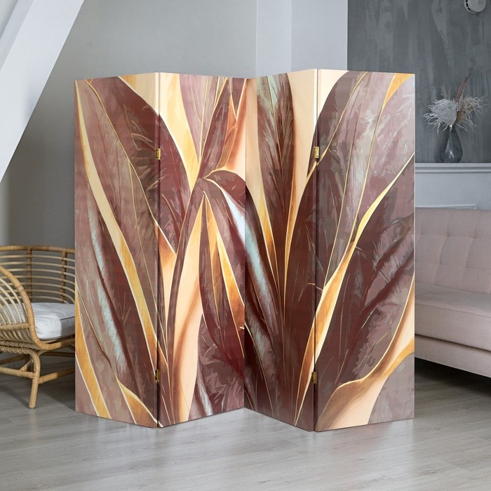 Ширма Ширма "Экзотические листья", 200х160 см