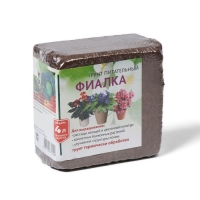 Субстрат торфяной &laquo;Фиалка&raquo;, для рассады овощей и цветочных культур, в брикете, 4 л