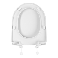 Сиденье для унитаза "АНИ Пласт" WS0300, крепление пластик, белое Сиденье для унитаза "АНИ Пласт" WS0300, крепление пластик, белое