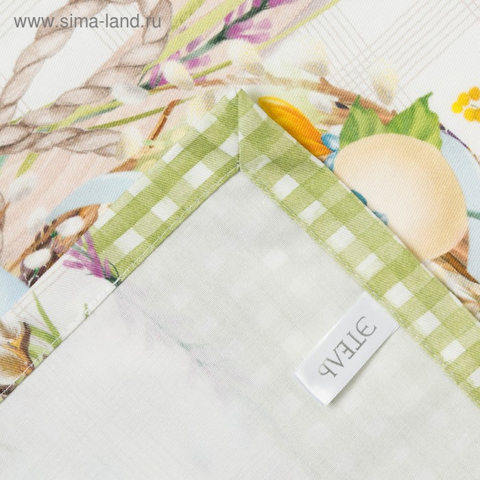 Скатерть "Этель" Уютная пасха 180х147 см, 100% хл, саржа 190 гр/м2