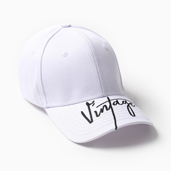 Кепка женская MINAKU Кепка женская MINAKU "Винтаж", цвет белый, р-р 54-56