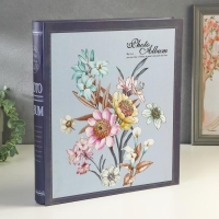 Фотоальбом на 500 фото 10х15 см "Нежность цветов" в коробке МИКС 33,5х30,5х6 см