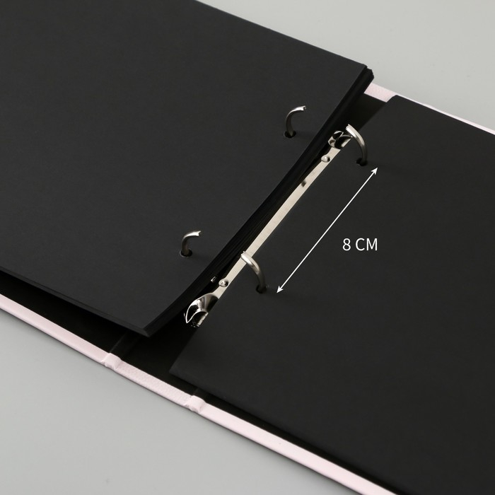 Фотоальбом 25 листов (уголки+кольца) "Цветы"  27х19 см