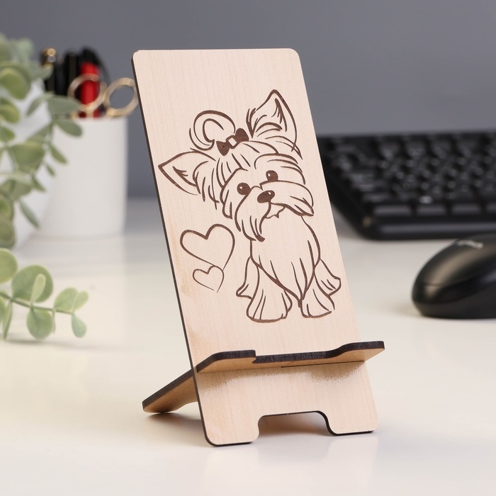 Подставка под телефон &laquo;Йоркширский терьер&raquo;