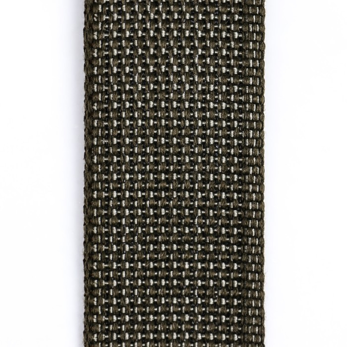 Поводок брезентовый 3 м х 3,5 см, тёмно-зелёный