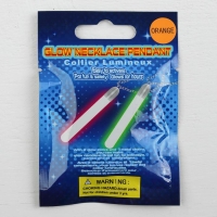 Неоновая палочка &laquo;Кулон&raquo;, набор 2 шт., цвета МИКС