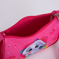 Сумка детская, текстильная, &laquo;Зайка и пончики&raquo; 4 см х 17 см х 13 см