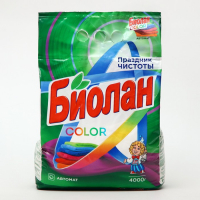 Стиральный порошок "Биолан" Color, автомат, 4 кг Стиральный порошок "Биолан" Color, автомат, 4 кг