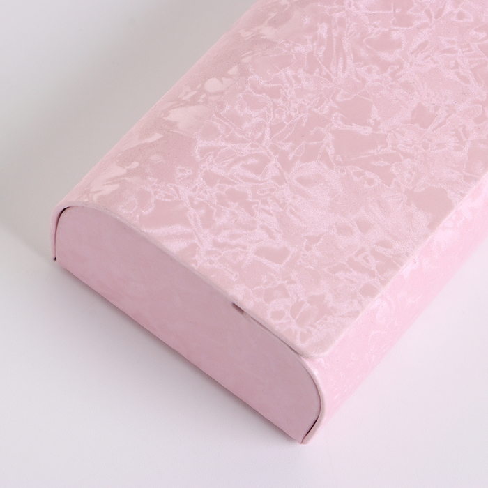 Футляр для очков на магните, длина 16 см, цвет розовый