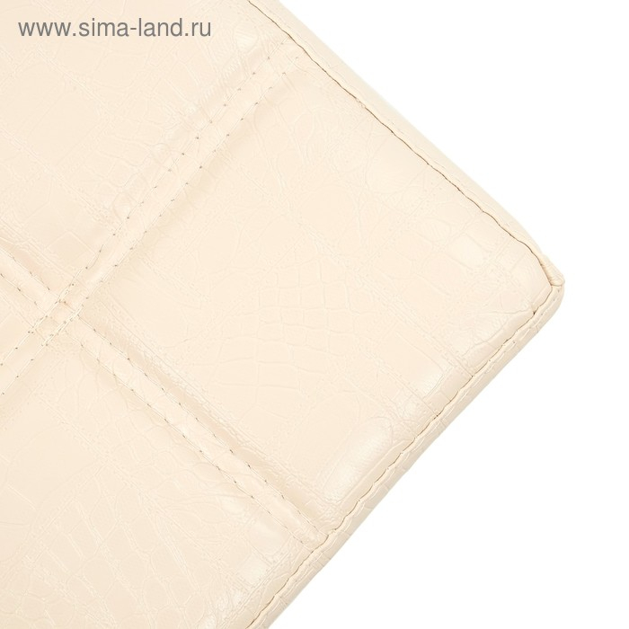 Табурет  "Лофт 4", Черный/молочная рептилия