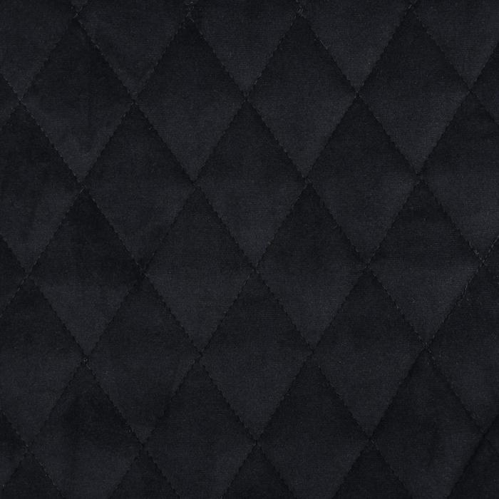 Накидка на переднее сиденье, велюр, размер 55 х 150 см, черный