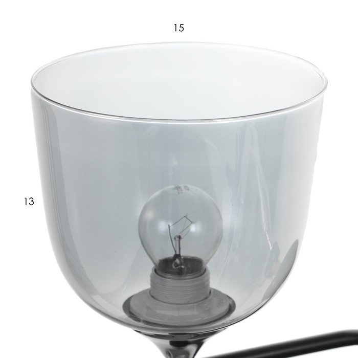 Бра Бра "Хаям" E27 40Вт черный 15х25х24 см