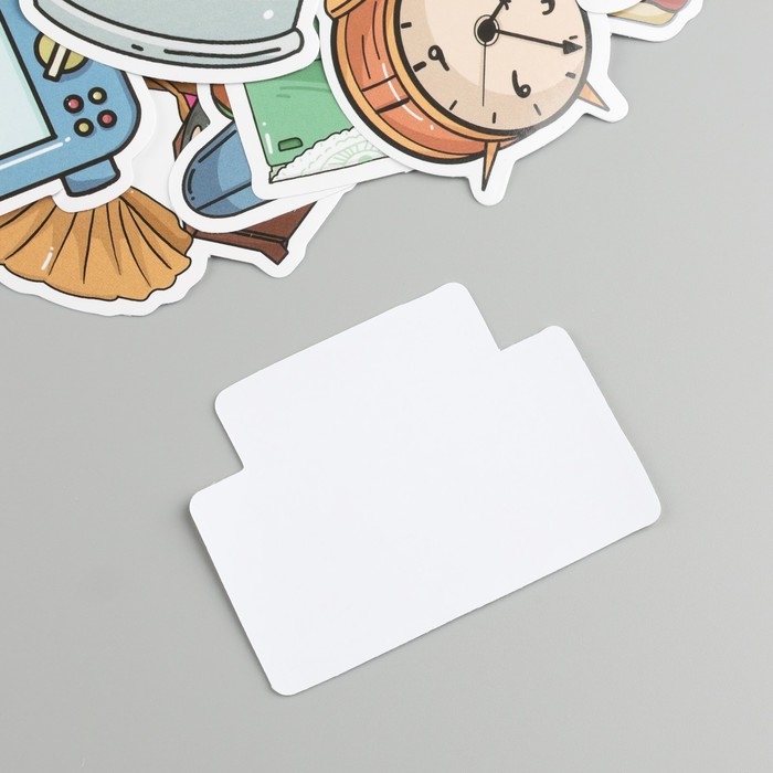 Наклейки пластик "Изобретения" набор 60 шт 10х12 см