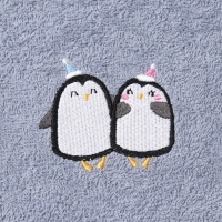 Полотенце махровое &laquo;Пингвины&raquo; 30х60 см, 100% хлопок, 340 г/м2