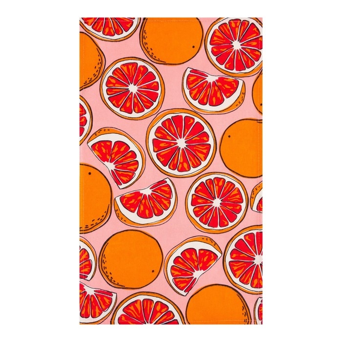 Полотенце кухонное Доляна "Grapefruit" 35х60 см, 100% хлопок, 160г/м2