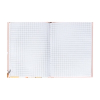 Блокнот А6, 80 листов в клетку "Милаш", твёрдая обложка, глянцевая ламинация, блок офсет