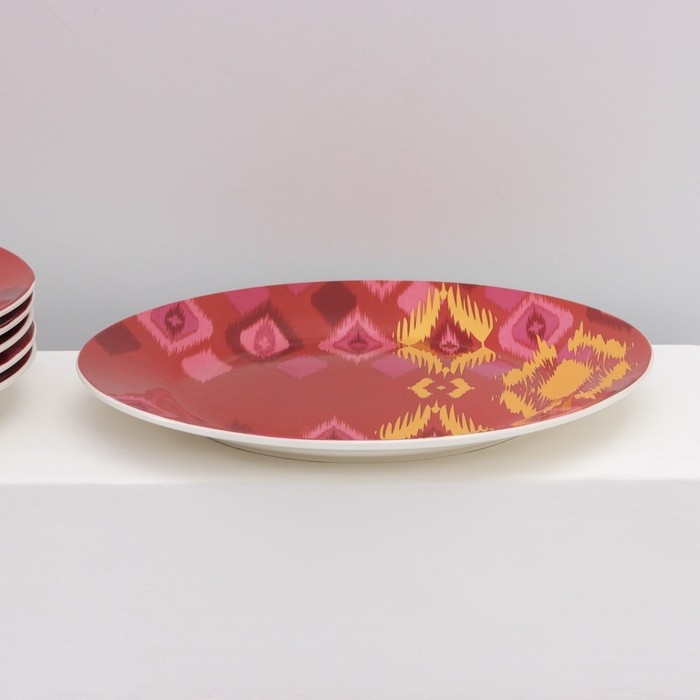 Набор тарелок фарфоровых Доляна Askım, 18 предметов: 6 тарелок d=20 см, 6 тарелок d=25 см, 6 тарелок глубоких 340 мл Набор тарелок фарфоровых Доляна Askım, 18 предметов: 6 тарелок d=20 см, 6 тарелок d=25 см, 6 тарелок глубоких 340 мл