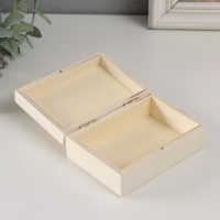 Шкатулка дерево под роспись "Прямоугольная" без замочка 11х7,5х4 см Шкатулка дерево под роспись "Прямоугольная" без замочка 11х7,5х4 см